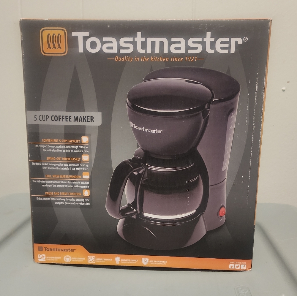 Toastmaster 5-Cup Coffee Maker